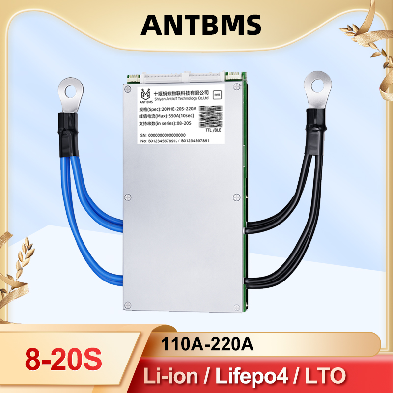 Smart Bms 72V 20S 150A Bluetooth - ANT Smart BMS 8S-20S avec WiFi
