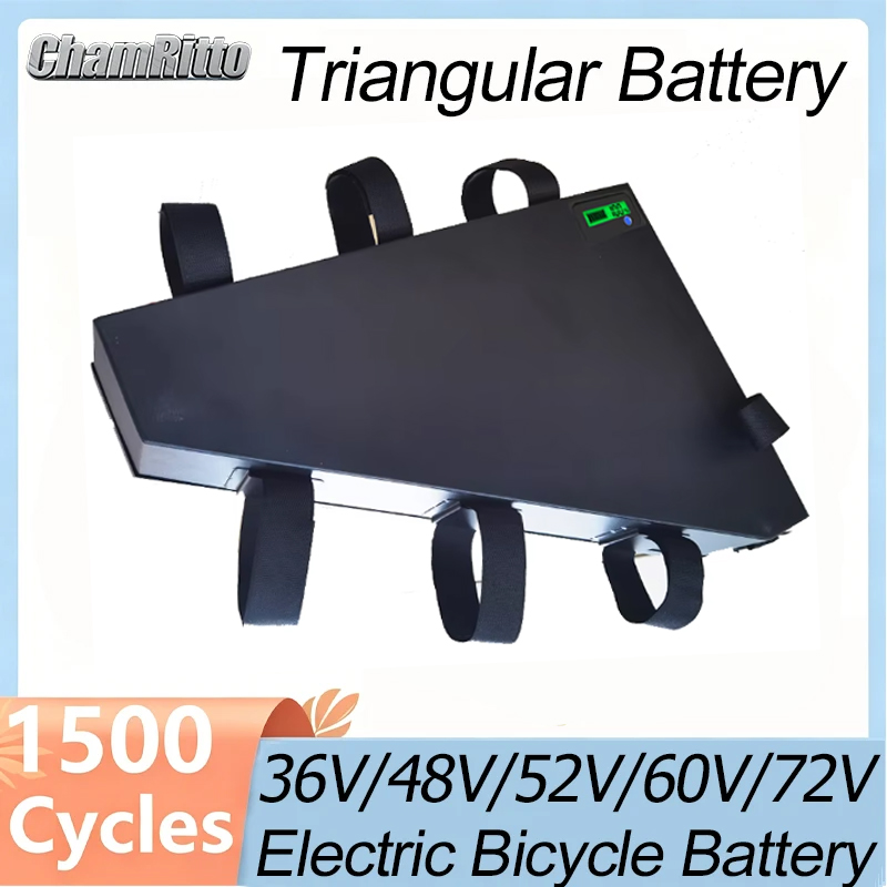 Electric Bicycle Battery 72V 30Ah - Vélo électrique 60v72v 3000w Batterie triangulaire