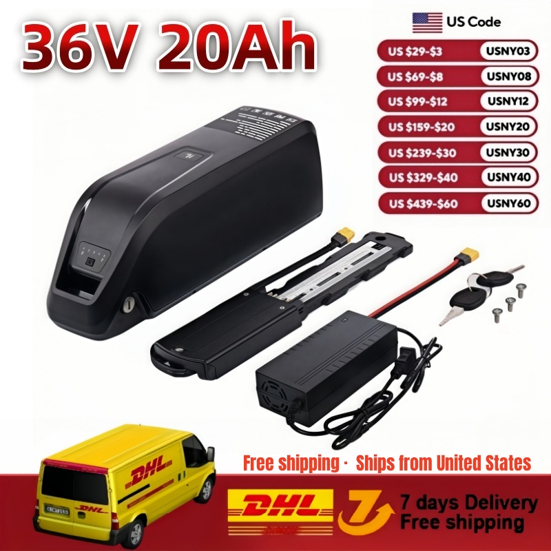 Ebike Battery 48V 20Ah Hailong - Batterie de vélo électrique Hailong 36V