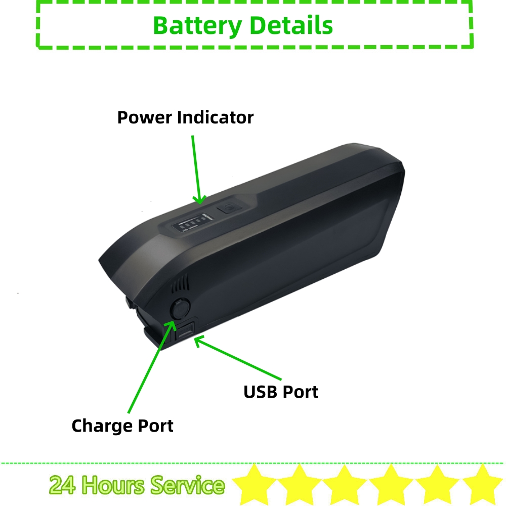 Batterie Hailong Ouverte à 2 C - Ebike Battery 48V 20Ah Hailong avis et prix
