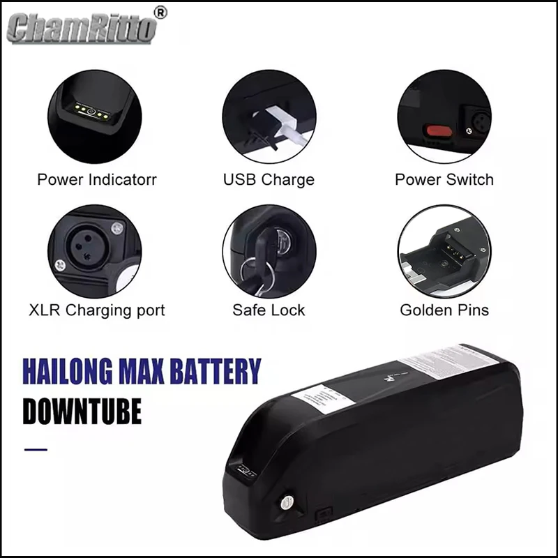 Batterie de vélo électrique 72 - Ebike Battery 48V 20Ah Hailong avis et prix
