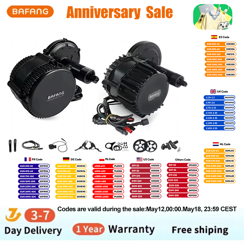 Bafang-kit de motorisation de  - Bafang Bbshd 1000W Conversion Kit avis et prix