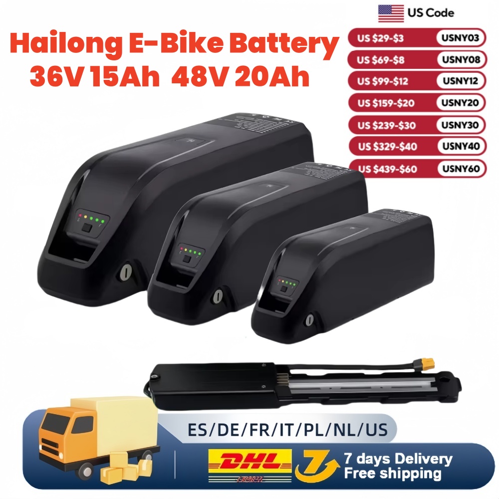 HAILONG-Batterie Lithium 18650 - Ebike Battery 48V 20Ah Hailong avis et prix