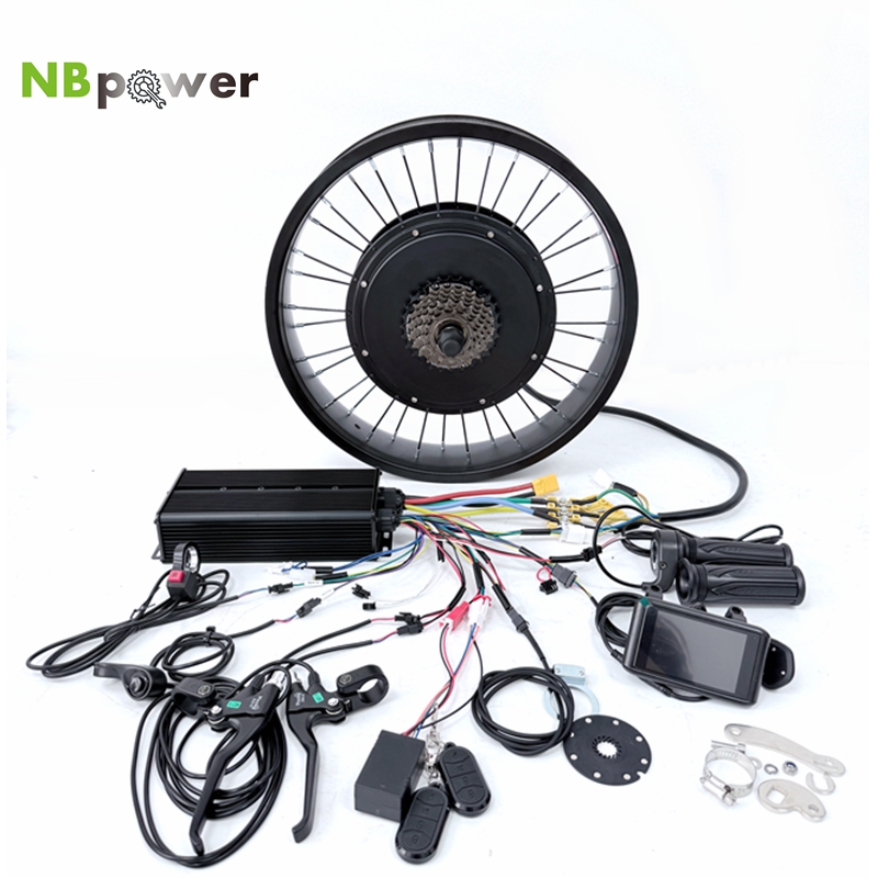 Kit de conversion de vélo élec - 72V 5000W Hub Motor Kit avis et prix