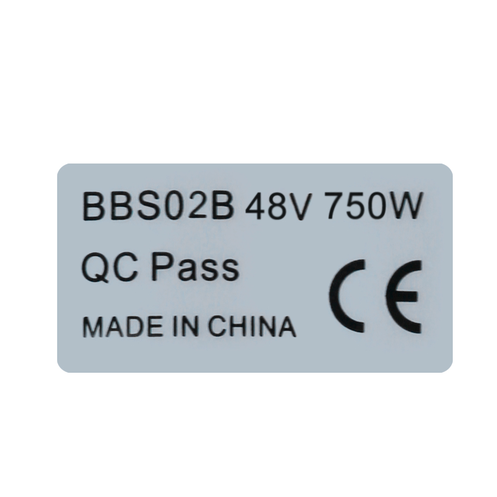 8 pièces 36V 250W autocollant  - Bafang Bbs02B 48V 750W Mid Drive Kit avis et prix
