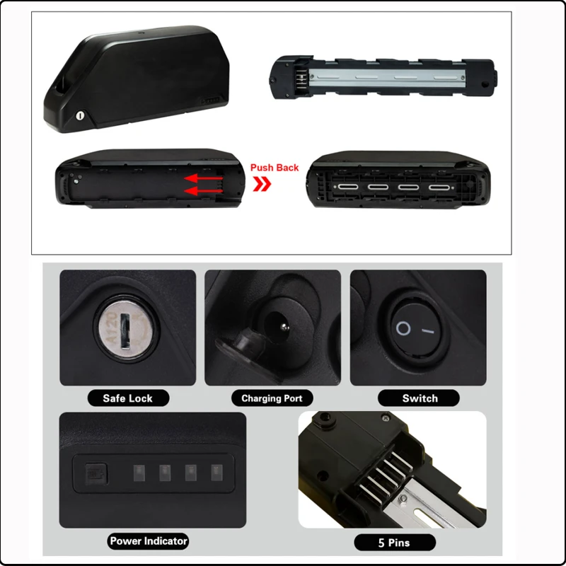 Batterie Hailong Polly DP7 pou - Ebike Battery 48V 20Ah Hailong avis et prix