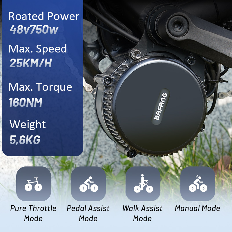 Bafang M325 M215 Kit de Conver - Bafang Bbs02B 48V 750W Mid Drive Kit avis et prix
